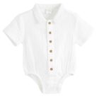Cool Club, Body-camasa cu maneca scurta pentru baieti, muselina, alb