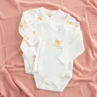 Cool Club, Body cu maneca lunga pentru baieti, alb, imprimeu Lion King, set, 2 buc.