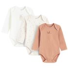 Cool Club, Body cu maneca lunga pentru baieti, mix, set, 3 buc., imprimeu Winnie the Pooh