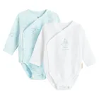 Cool Club, Body cu maneca lunga pentru baieti, muselina, mix, imprimeu Dumbo, set, 2 buc.