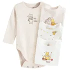 Cool Club, Body cu maneca lunga pentru bebelusi, mix, imprimeu Winnie the Pooh, set, 4 buc.