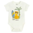 Cool Club, Body cu maneca scurta pentru baieti, alb