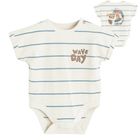 Cool Club, Body cu maneca scurta pentru baieti, bej