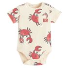 Cool Club, Body cu maneca scurta pentru baieti, bej