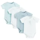 Cool Club, Body cu maneca scurta pentru baieti, mix, set, 4 buc., imprimeu Dumbo