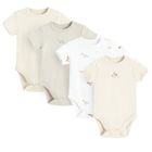 Cool Club, Body cu maneca scurta pentru bebelusi, mix, set, 4 buc.