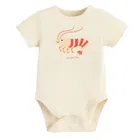 Cool Club, Body cu maneca scurta pentru copii, bej