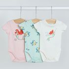 Cool Club, Body cu maneca scurta pentru fete, mix, imprimeu Disney Princess, set, 3 buc.