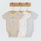 Cool Club, Body cu maneca scurta pentru fete, mix, set, 3 buc.