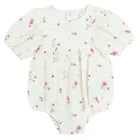 Cool Club, Body cu maneca scurta pentru fete, muselina, alb