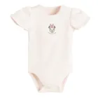 Cool Club, Body cu maneca scurta pentru fete, roz, imprimeu Minnie Mouse