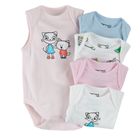 Cool Club, Body fara maneci pentru fete, mix, imprimeu Kittykit, set, 5 buc.
