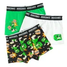 Cool Club, Boxeri pentru baieti, mix, imprimeu Minecraft, set, 3 buc.