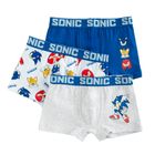 Cool Club, Boxeri pentru baieti, mix, imprimeu Sonic the Hedgehog, set, 3 buc.