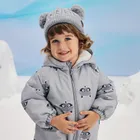 Cool Club, Caciula cu pompon pentru baieti, gri