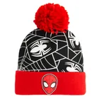 Cool Club, Caciula cu pompon pentru baieti, rosu, imprimeu Spider-Man
