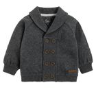 Cool Club, Cardigan elegant pentru baieti, gri, cu fermoar