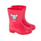 Cool Club, Cizme de cauciuc pentru fete, roz, imprimeu broscuta, soricel, Fisher-Price