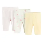 Cool Club, Colanti pentru fete 3/4, din tricot striat, mix, set, 3 buc.