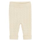Cool Club, Colanti pentru fete, din tricot, alb
