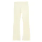 Cool Club, Colanti pentru fete, evazati, velur, ecru