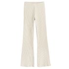 Cool Club, Colanti pentru fete, flare, din tricot striat, bej