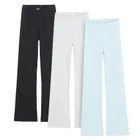 Cool Club, Colanti pentru fete, flare, din tricot striat, mix, set, 3 buc.
