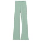 Cool Club, Colanti pentru fete, flare, din tricot striat, verde