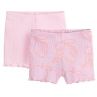 Cool Club, Colanti scurti pentru fete, din tricot striat, mix, set, 2 buc.