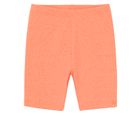 Cool Club, Colanti scurti pentru fete, din tricot striat, portocaliu fluo