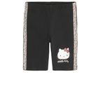 Cool Club, Colanti scurti pentru fete, negru, imprimeu Hello Kitty