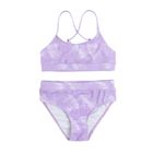Cool Club, Costum de baie din 2 piese pentru fete, mov, tie dye