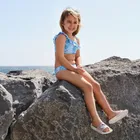 Cool Club, Costum de baie din doua piese pentru fete, albastru