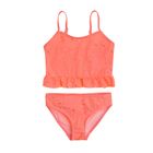 Cool Club, Costum de baie din doua piese pentru fete, coral neon