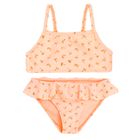 Cool Club, Costum de baie din doua piese pentru fete, UV 50, portocaliu