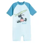Cool Club, Costum de baie pentru baieti, turcoaz, UV 50, imprimeu Mickey Mouse