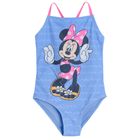 Cool Club, Costum de baie pentru fete, albastru, imprimeu Minnie Mouse