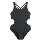 Cool Club, Costum de baie pentru fete, UV 50, negru