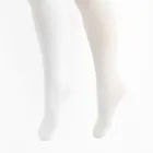 Cool Club, Dresuri pentru fete, alb, microfibra, 40 DEN, set, 2 buc.