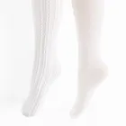 Cool Club, Dresuri pentru fete, alb, mikrofibra, 80 DEN, set, 2 buc.