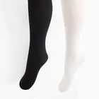 Cool Club, Dresuri pentru fete, negru, alb, microfibra, 40 DEN, set 2 buc.