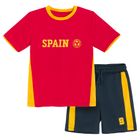 Cool Club, Fotbal set pentru baieti, Tricou, Pantaloni scurti, rosu-albastru