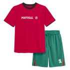 Cool Club, Fotbal set pentru baieti, Tricou, Pantaloni scurti, rosu-verde
