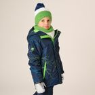 Cool Club, Geaca cu gluga de schi pentru baieti, calduroasa, bleumarin