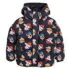 Cool Club, Geaca cu gluga pentru baieti, gri inchis, imprimeu Paw Patrol