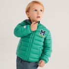 Cool Club, Geaca cu gluga pentru baieti, verde, imprimeu College team