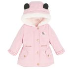 Cool Club, Geaca cu gluga pentru fete, calduroasa, roz, imprimeu Minnie Mouse