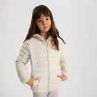 Cool Club, Geaca cu gluga pentru fete, ecru