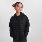 Cool Club, Geaca cu gluga pentru fete, negru