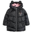Cool Club, Geaca cu gluga pentru fete, negru, imprimeu Minnie Mouse